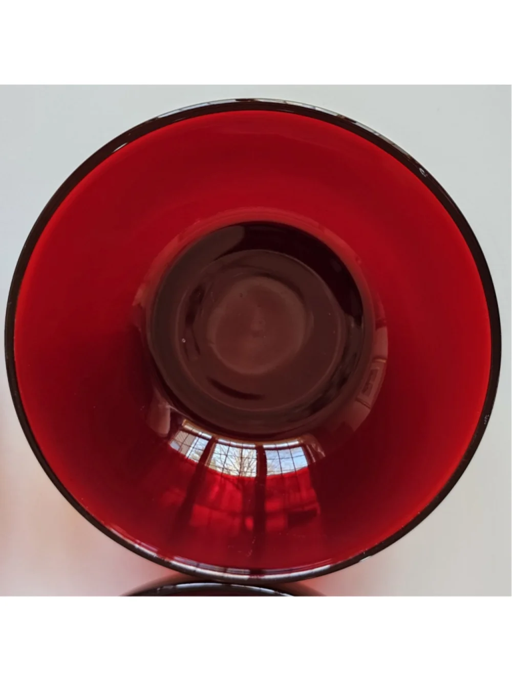 Vintage Anchor Hocking Ruby Red Glass Small Bowls – Set of 4 – 4.5